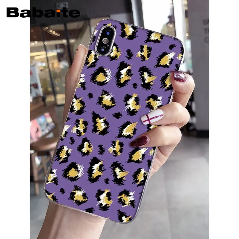 Babaite модный сексуальный леопардовый принт пантера Роскошный чехол для телефона