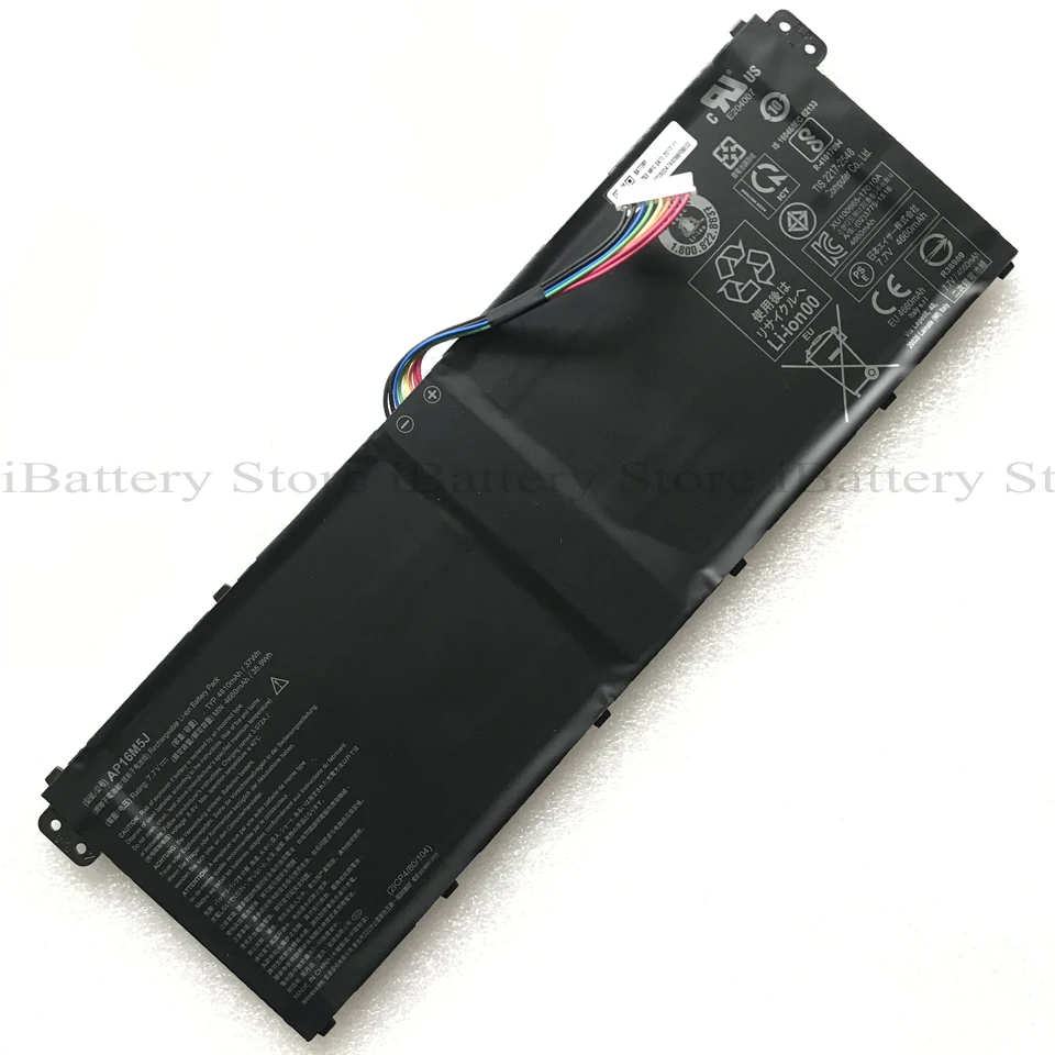 Подлинная батарея AP16M5J для Acer Aspire 3 A315-21 A315-51 ES1 A114 A315 KT.00205.004 | Компьютеры и офис
