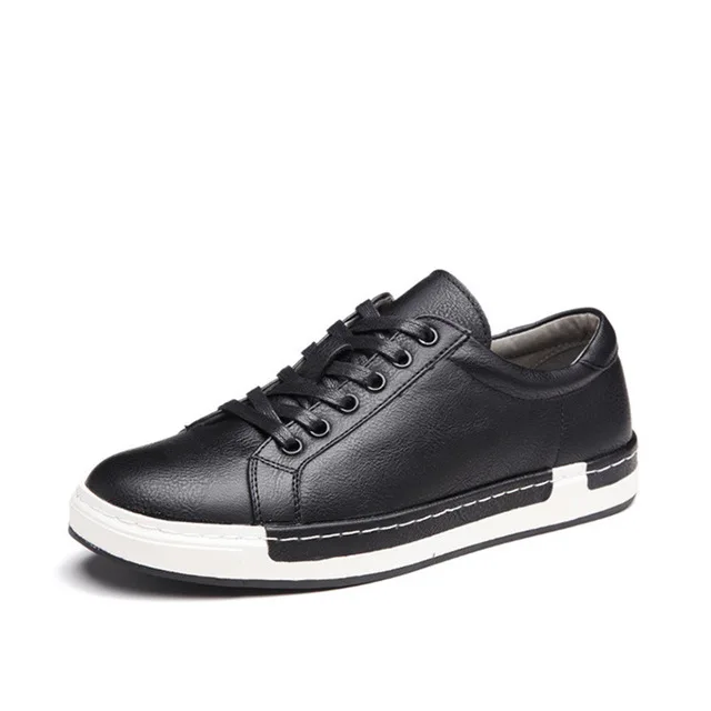 Black Shoes Merkmak/Коллекция года; повседневная мужская обувь; модная Винтажная обувь ручной работы; цвет коричневый; брендовая мужская обувь из натуральной кожи; Мужская обувь для отдыха - Цвет: Black Shoes