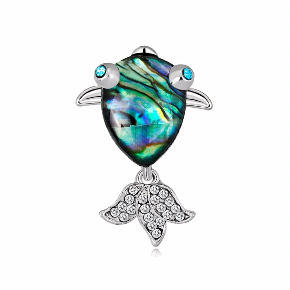 JAVRICK Delicate Frog/Dragonfly/Мультяшные броши в виде карпа ошейник штифты корсажа значки с