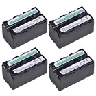 4 шт. 5200 мАч, NP-F750 NPF750 NP F750 F730 F770 Батарея для Sony NP F960 F970 NP-F770 F550 CCD-TRV58 TRV110K TRV26E HVR-Z1 V1J z1