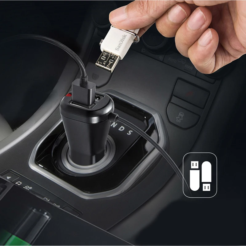 Универсальный автомобильный Bluetooth FM передатчик комплект громкой связи MP3