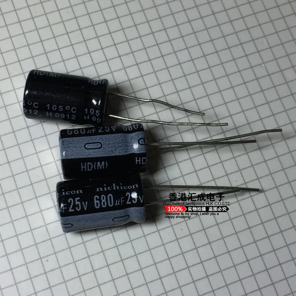 

25V 680UF 680UF 25V 10X13MM DIP2 Electrolytic capacitor New Original