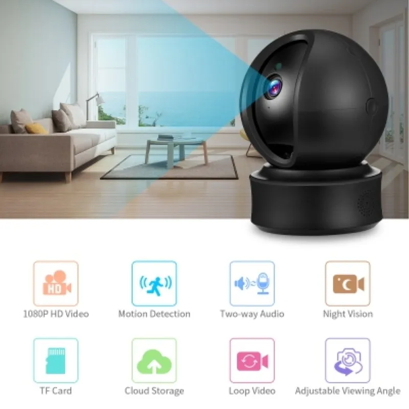 ZD CHI200S F3 1080 P HD Smart IP Камера с Ночное видение 2 способ аудио регулируемый угол обзора