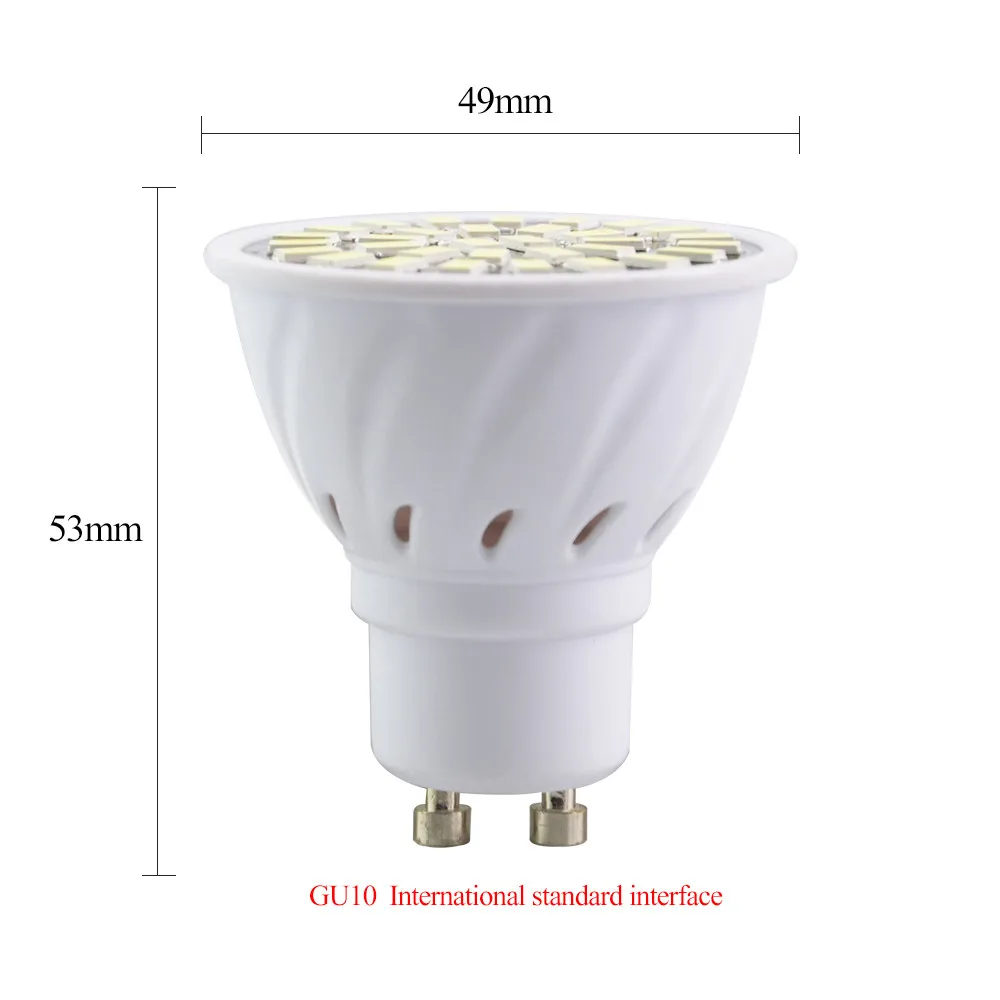 Светодиодный светильник MR16 SMD 5733 220 В 110 4 Вт 6 8 светодиодный энергосберегающий