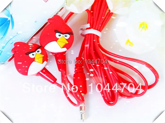 Wholesale 10 pcs Anime Bird Headphone fone de ouvido wired MP3 player mobile phone music headphones Gift for kids &amp girls | Электроника