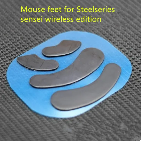 

2 компл./упак. TPFE ножки для мыши мышками для Steelseries sensei wireless edition 0,6 мм толщина мышь скользит