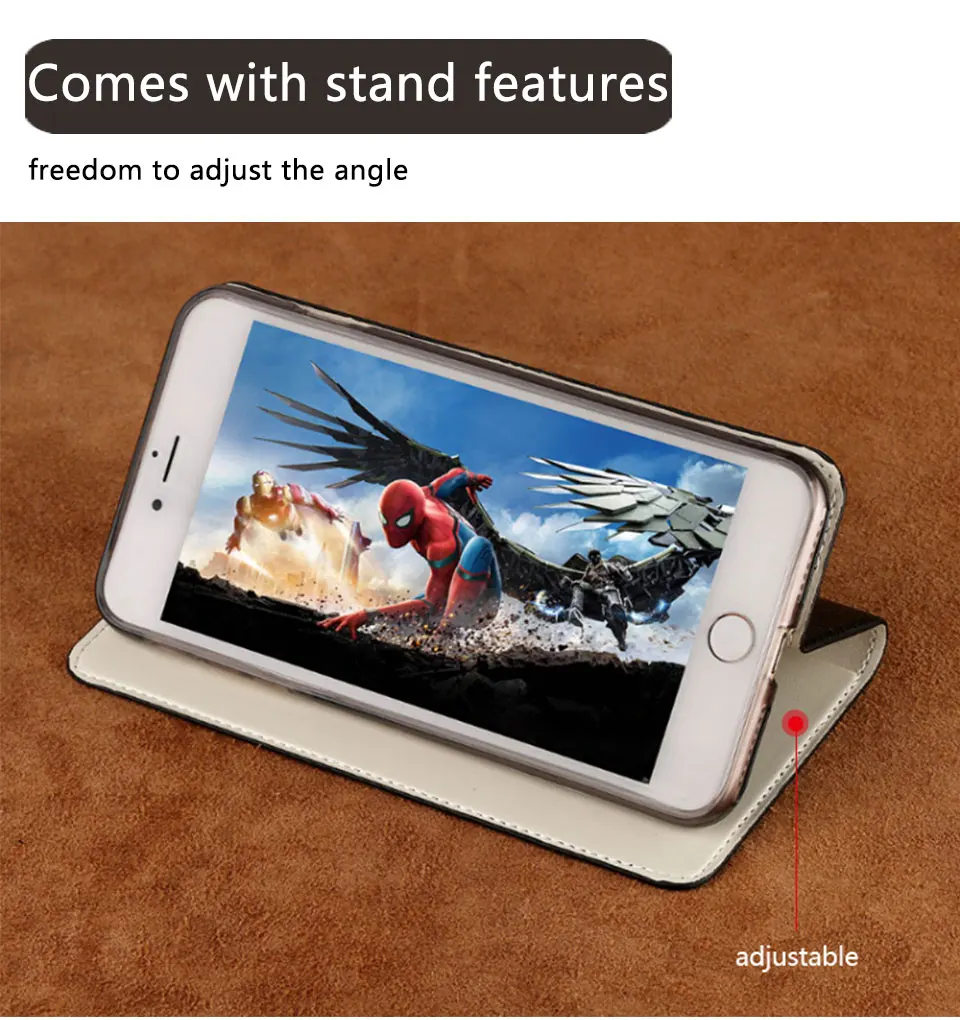 

Brand Flap Litchi Texture Mobile Shell for Nokia X6 Genuine Leather Phone Case Handmade Custom Business Phone Case