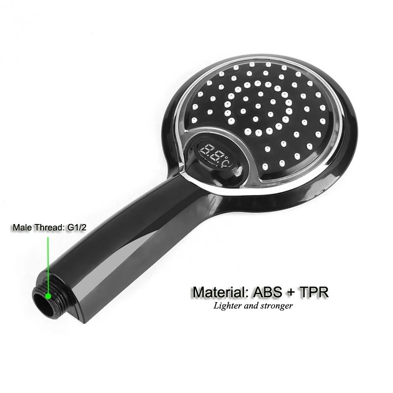 Лейка для душа с термостатом 3 цвета из АБС пластика|Душевые насадки| |