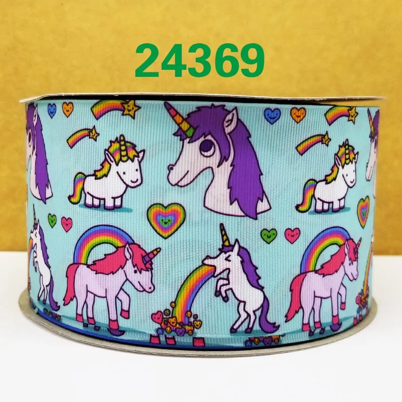 Бесплатная доставка 50 ярдов мультфильм печатных grosgrain ленты 24366|Ленты для шитья| |