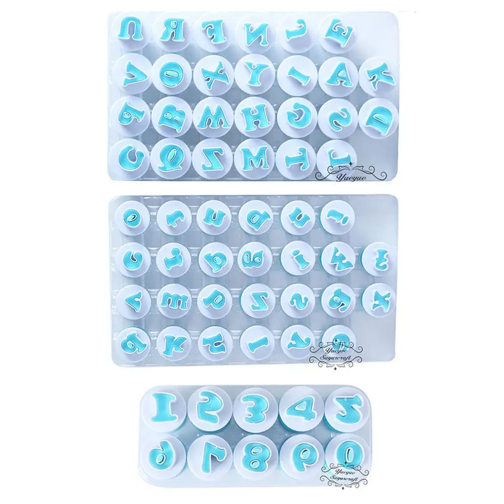 All Set Yueyue Sugarcraft Capital/письмо/номер пластик форма для вырезания форма для торта помадка формы помадка украшения торта инструменты - Цвет: All Set