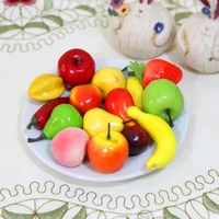 100pcs 3cm mixed artificial mini fruit model fake vegetable applestrawberrypear for house bedroom decor daily ornaments
