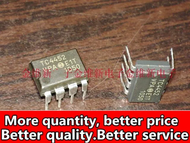 Бесплатная доставка 10 шт./лот TC4452VPA IC MOSFET DVR 12A sa 8DIP 4452 TC4452 8 DIP Новый