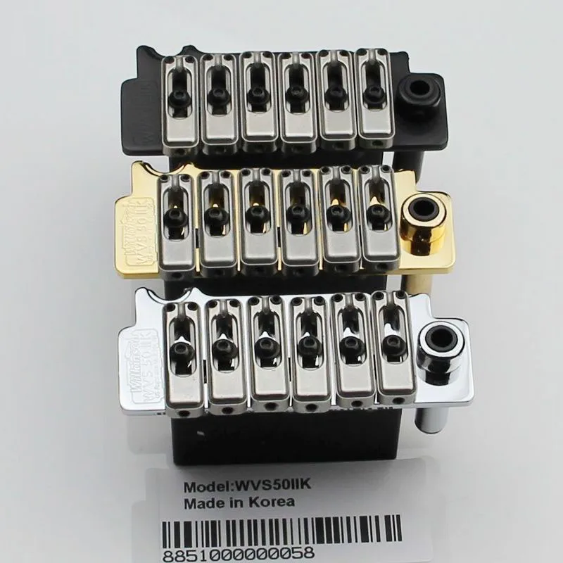 Гитарный тромоло мост Wilkinson WVS50IIK Хромовый черный и Золотой Бренд|guitar tremolo bridge|tremolo