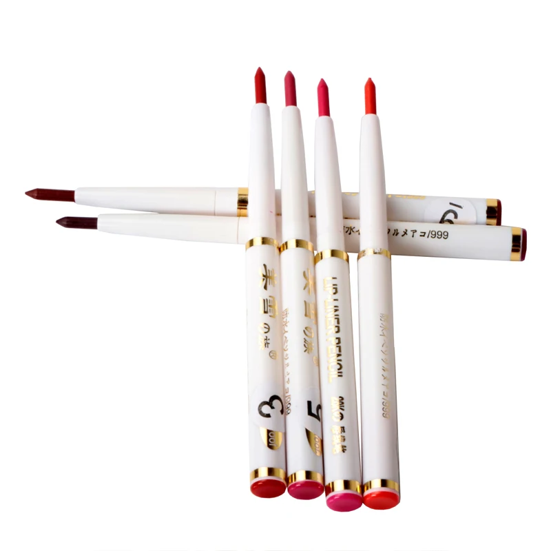 1 шт. натуральный автоматический вращающийся карандаш для губ стойкий макияж