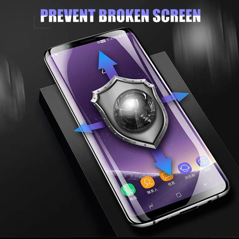 Защитное закаленное стекло для Samsung Galaxy S 8 S8 S9 Plus S8plus S9plus Note8 Note9 защитная