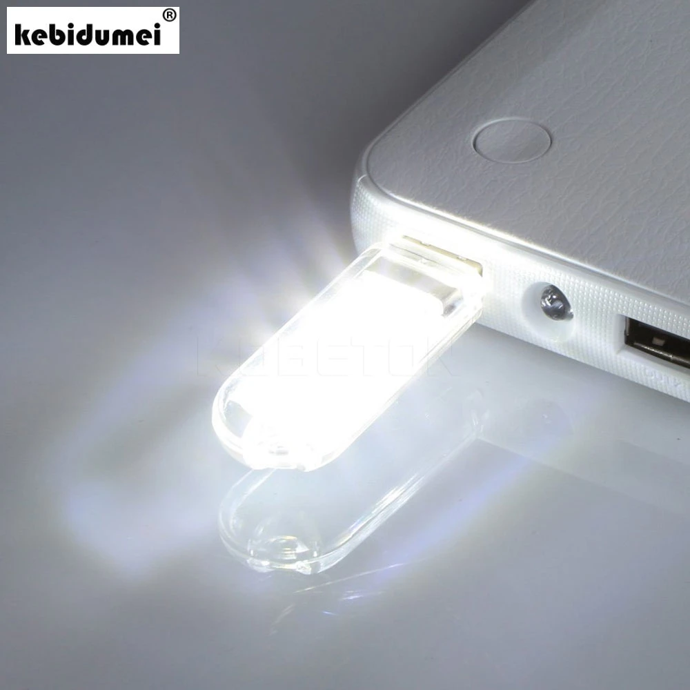 Kebidumei мини USB Светодиодная лампа для аварийной атмосферы настольная чтения