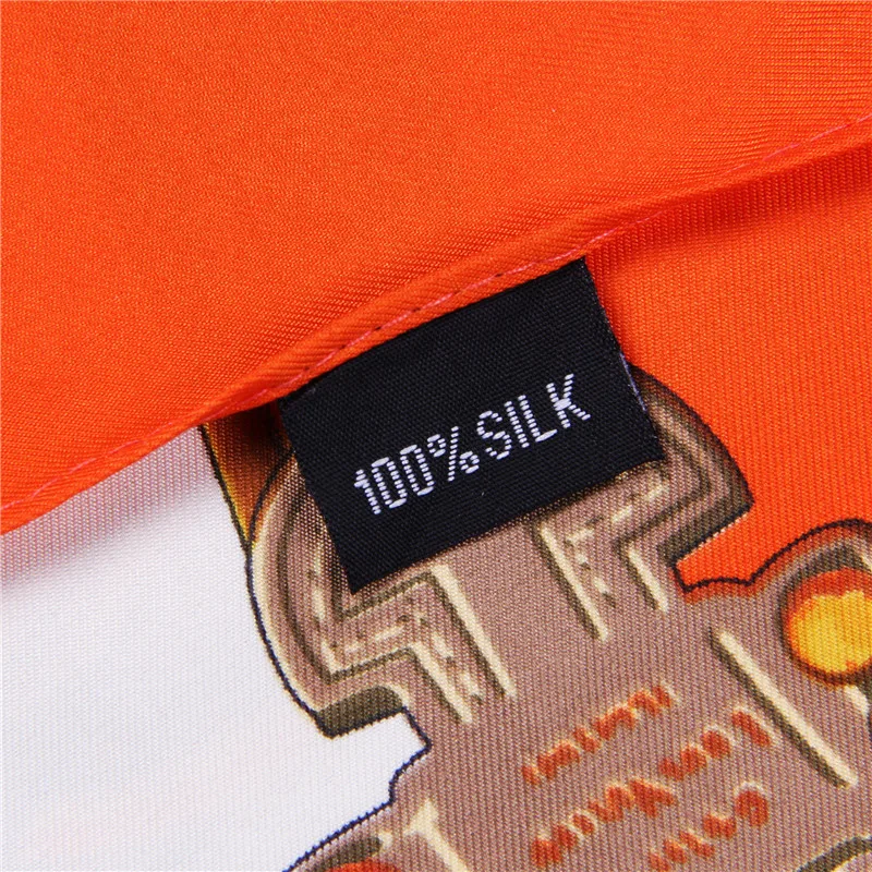 

Luxury Brand Square Silk Scarf Women Shawls Bufanda Big Printed Kerchief Scarves 2018 Echarpes Foulards Femme 130*130CM