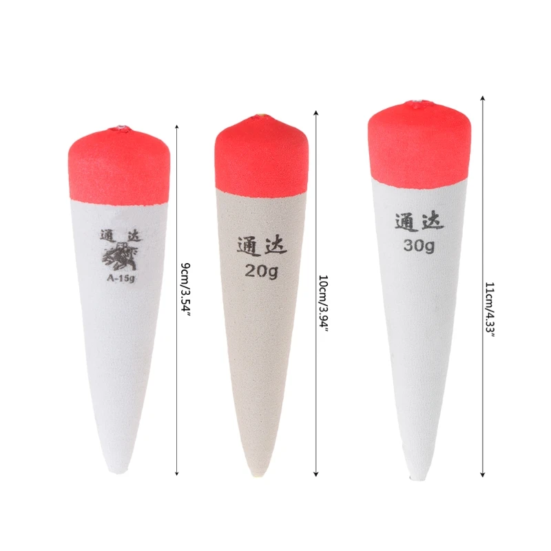 

Fishing EVA Float Accessories 15g/20g/30g Buoyancy Bobber Saltwater Tackle Bait