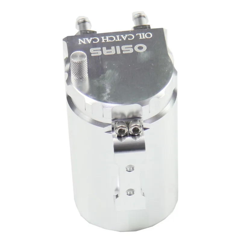 OSIAS серебристый алюминиевый баффлированный маслоуловитель резервуар для