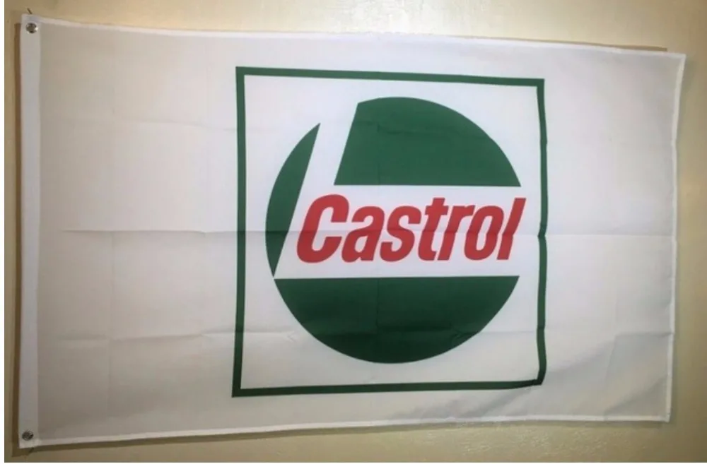 Castrol Двигатель масла логотип рекламы Garage флаг стены баннер 3x5 пользовательских