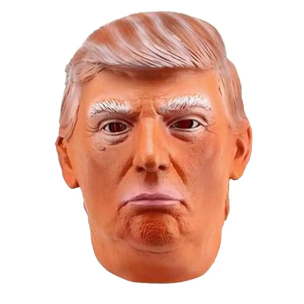 Реалистичная маска Дональда Трампа для Хэллоуина новый латексный костюм