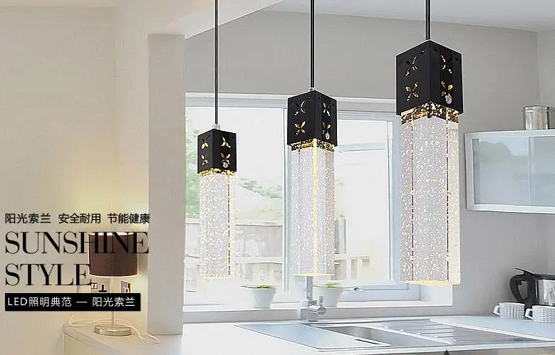 Новый современный светодиодный подвесной светильник с 3 головками s Bubble