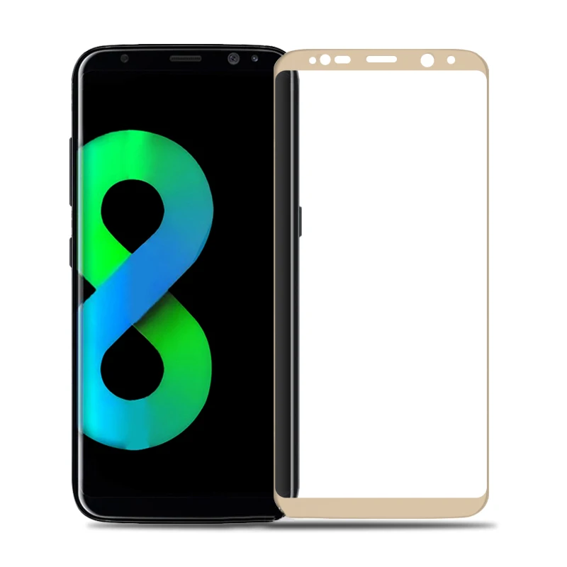 Для samsung galaxy s8 стекло закаленное 3D полное покрытие экрана протектор для samsung S8 plus стекло galaxy s8+ MOFi закаленное стекло - Цвет: 3D gold glass