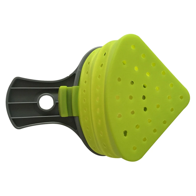 4 Pcs/setFoldable Silicone Colander Strainers Kitchen Strainer Spaghetti Net Cooker Basket Baking Tools | Дом и сад