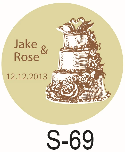 

150pcs/lot personalized candy sticker favor sticker for wedding bride shower wedding party decoration small circle S69