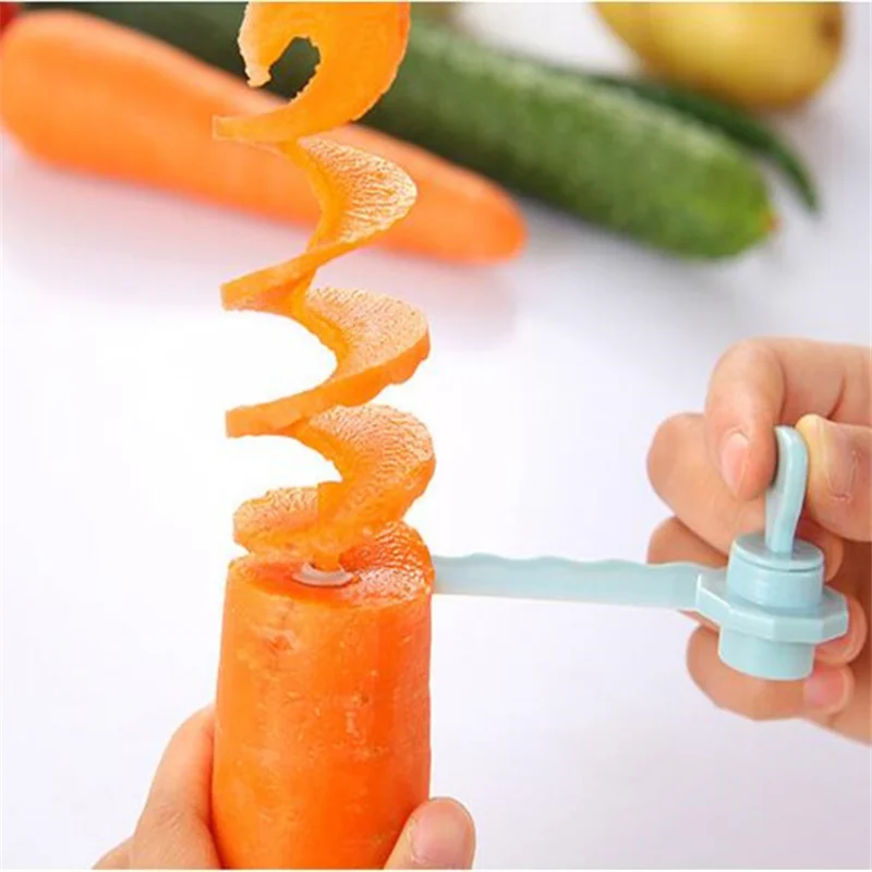 BXLYY Hot 2pc Rotary Plastic Melon Slicer Manual Roll Flower Home Decoration Accessories Kitchen Cuisine .7z | Дом и сад
