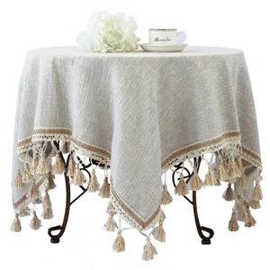 Скатерть льняная квадратная в рустикальном стиле|round tablecloth|tablecloth roundwestern tablecloths |