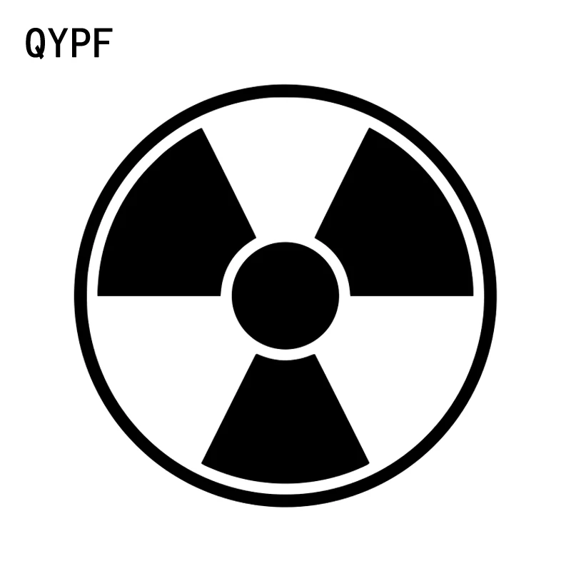 QYPF 12 4 см излучПредупреждение Графический автомобильный стикер