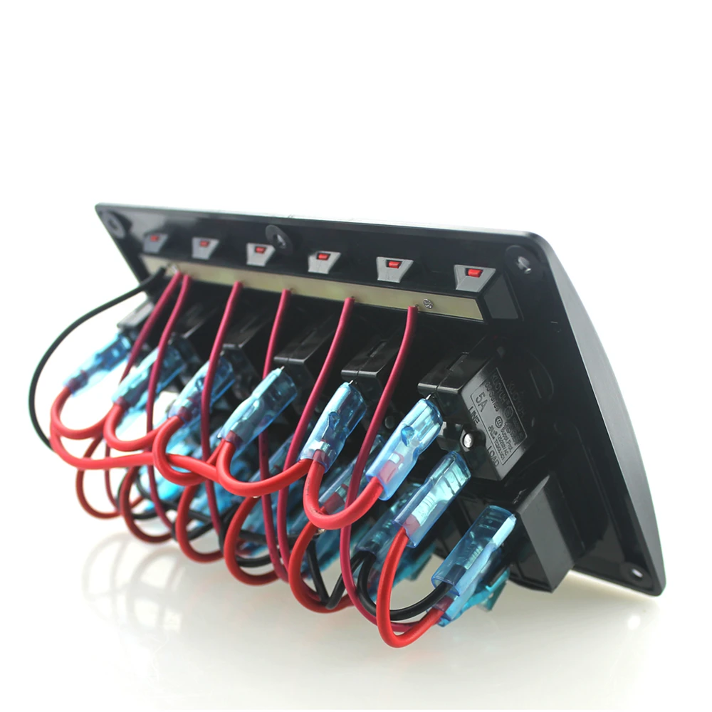 Новый автомобильный Морской Электрический 6 банд красный светодиодный