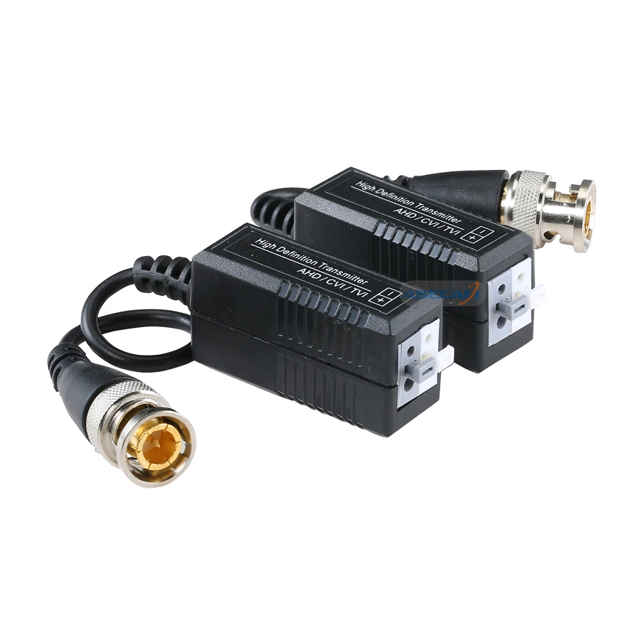 ESCAM BNC на UTP Cat5/5e/6 видео Balun HD адаптер трансивера передатчик поддержка 1080P 4MP 5MP AHD CVI