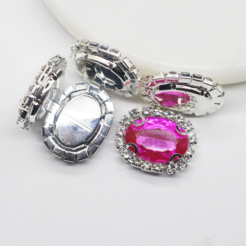 Новинка 2017 10 шт./компл. овальные Стразы разноцветные Свадебные аксессуары Diy