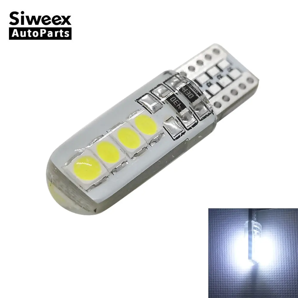 1 шт. Автомобильные светодиодные лампы T10 W5W 194 8 SMD 3030 12 В DC | Автомобили и мотоциклы