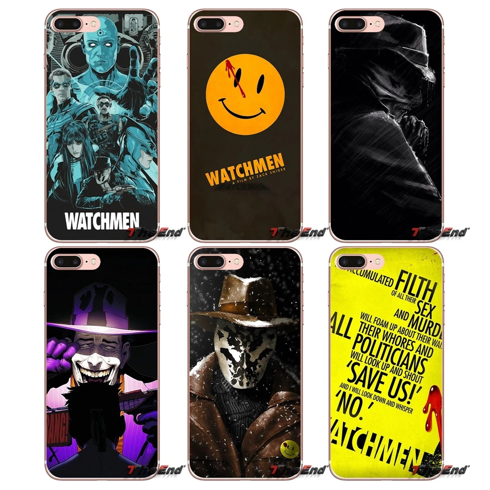 Для iPhone X 4 4S 5 5S 5C SE 6 6S 7 8 Plus Samsung Galaxy J1 J3 J5 J7 A3 A5 2016 2017 Rorschach Watchmen Wall codian Badge | Мобильные