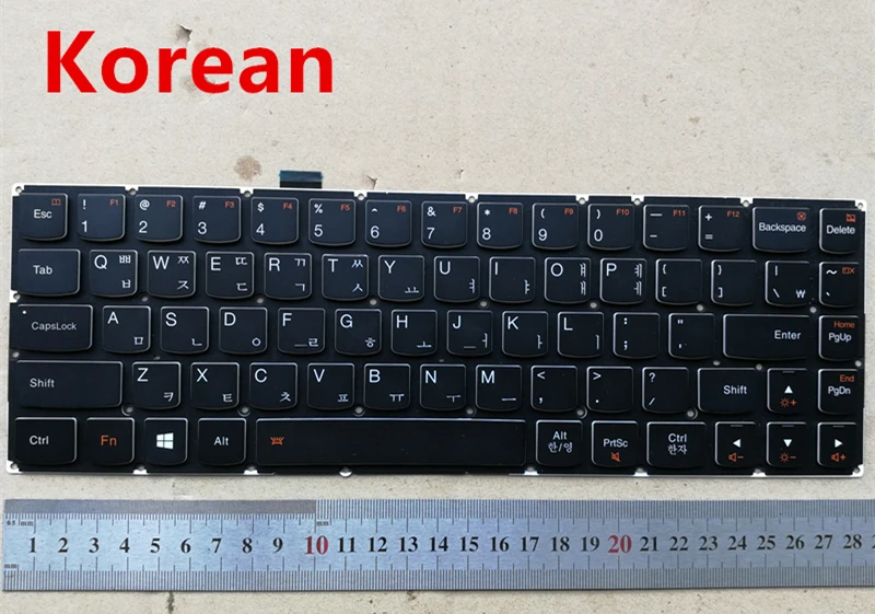 Корейская/Русская/испанская раскладная новая клавиатура для ноутбука lenovo Yoga 3 Pro