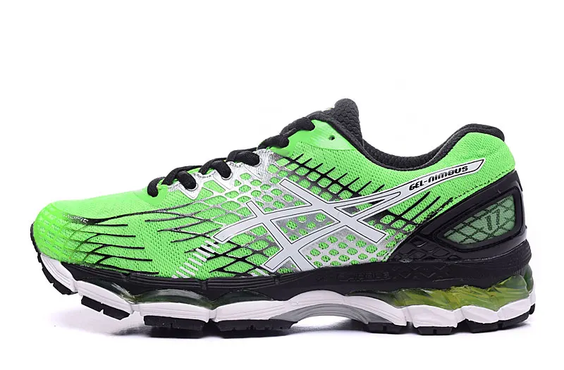 Green white Новое поступление, спортивная обувь ASICS GEL-NIMBUS 17, оригинальная устойчивая обувь для бега, спортивная обувь, кроссовки для улицы - Цвет: Green white