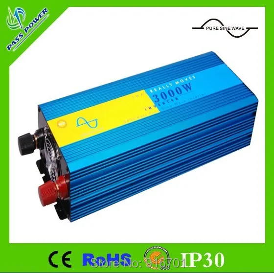 3000 Вт чистый синус инвертор AC220V DC24V высокое качество от сетевой чистая синусоида