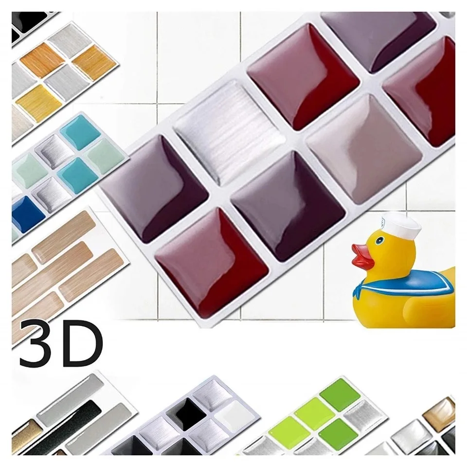 Виниловая 3d наклейка Vividtiles с 6 листьями для украшения дома|Наклейки на стену| |