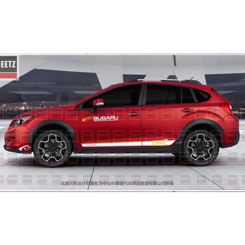 Автостайлинг TAIYAO Спортивная Автомобильная наклейка для 2016-2018 Subaru XV Mark Levinson