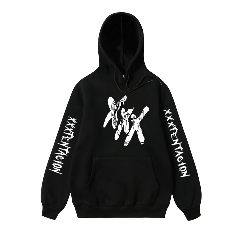 Мужской/женский Повседневный пуловер с капюшоном Sudadera Hombre Harajuku 3XL XXXTentacion