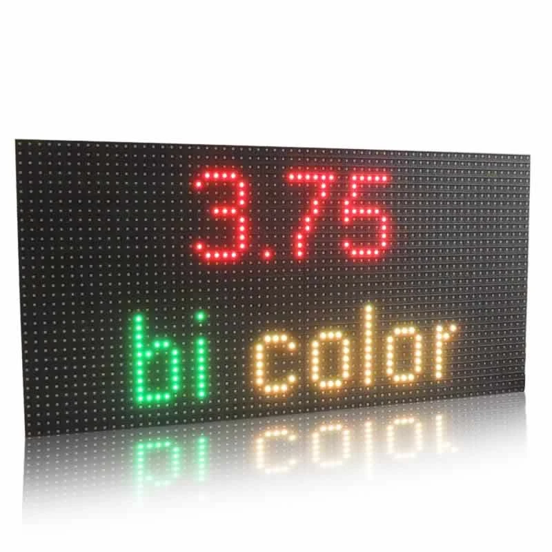 Внутренний SMD F3.75 двухцветный дисплей модуль 304*152 мм 64*32 пикселей hub08 порт p4.75 RG для