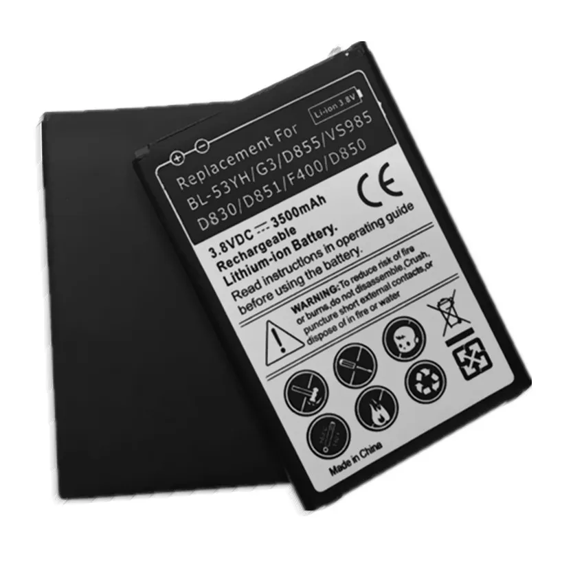 G3 Батарея высокого качества Замена BL 53YH для LG D855 F400S/K/L 53YF D830 D850 VS985 2018