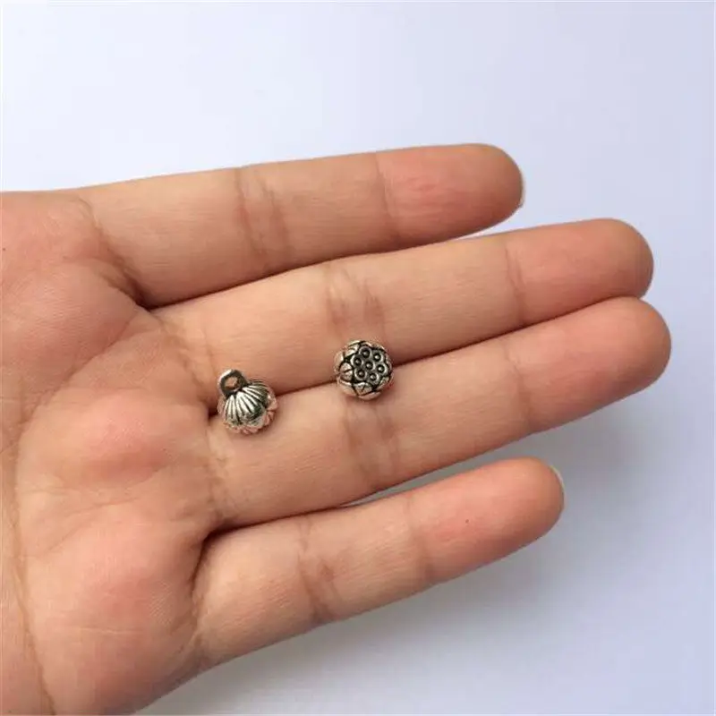 Цветочные бусины Европа сделай сам бисер из бронзового и серебряного сплава