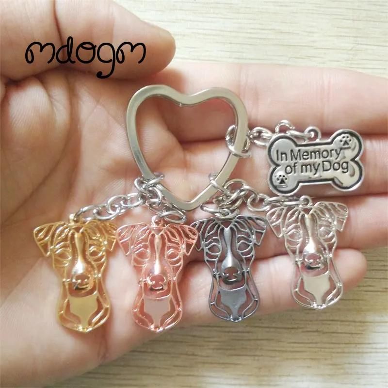 2019 Джек Рассел терьер собака животное позолоченная Посеребренная металлическая