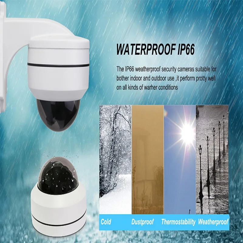 IMPORX IP камера видеонаблюдения 3X Zoom 2 5 дюймов 5MP наружная Камера Безопасности HD CCTV PTZ