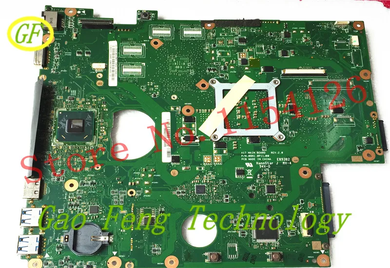 Материнская плата для ноутбука ASUS A17 08N1 0P11J00 69N0XVM50A01 DDR3 Встроенная 100% ТЕСТ ОК|motherboard